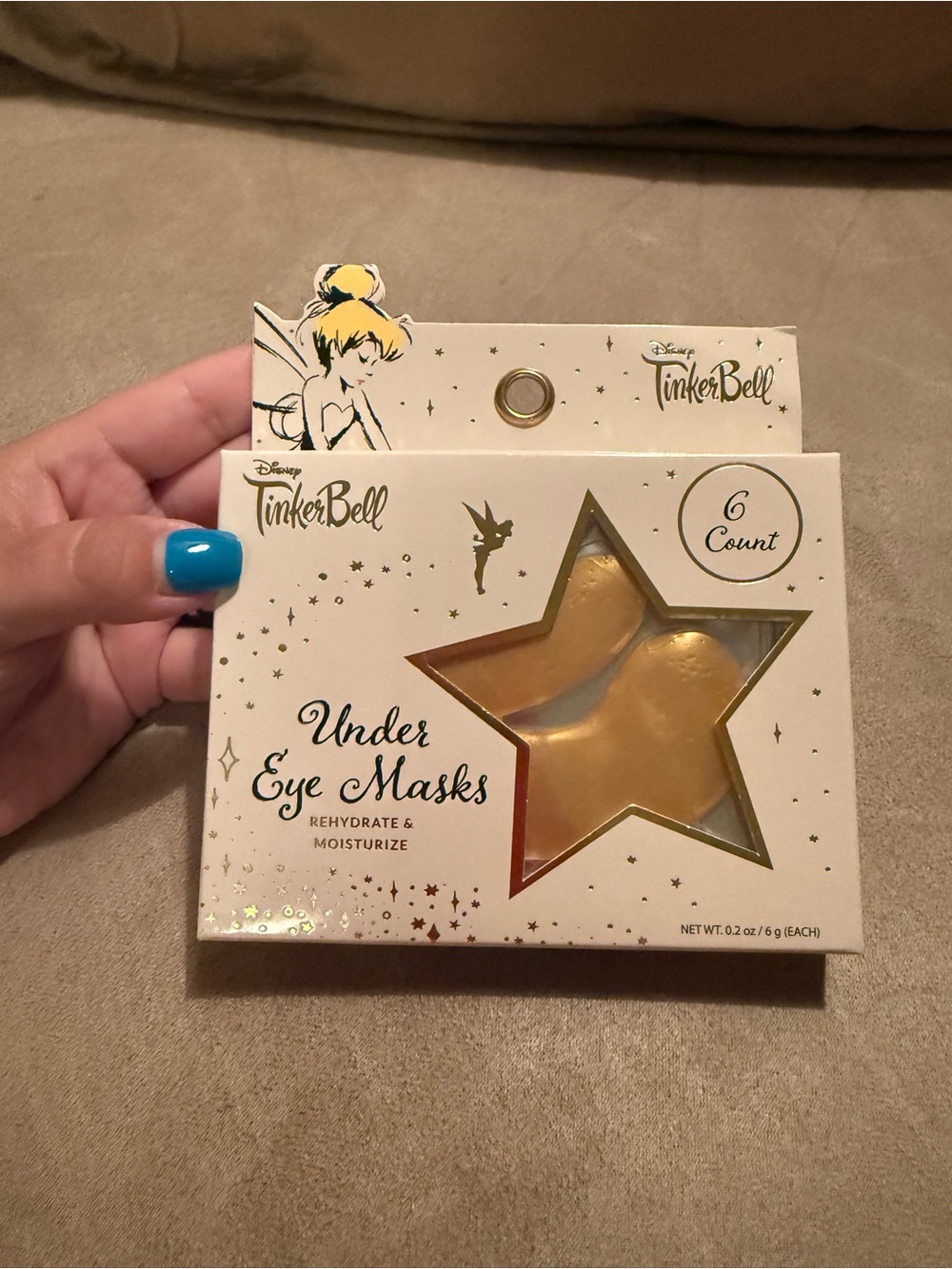 Brand new Disney Tinker Bell under eye masks